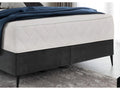Anthracite Velvet Mattress, 140 x 200 cm