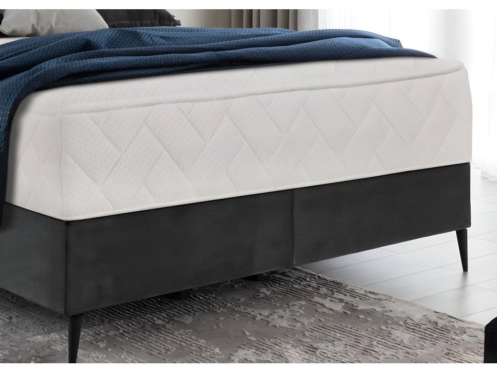 Anthracite Velvet Mattress, 140 x 200 cm