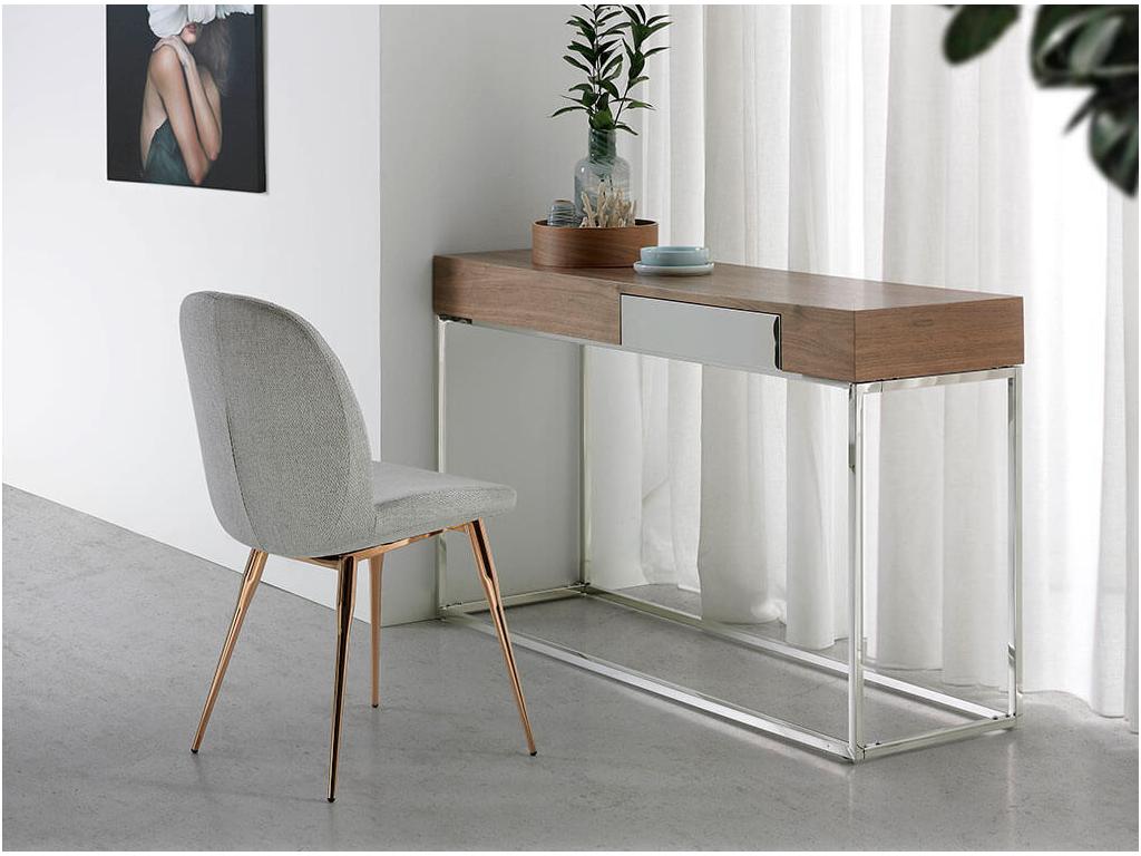 Gray Fabric Chair - dlz1766461523759