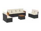 Black Woven Resin Wicker Outdoor Furniture Set - dlz1766461301703