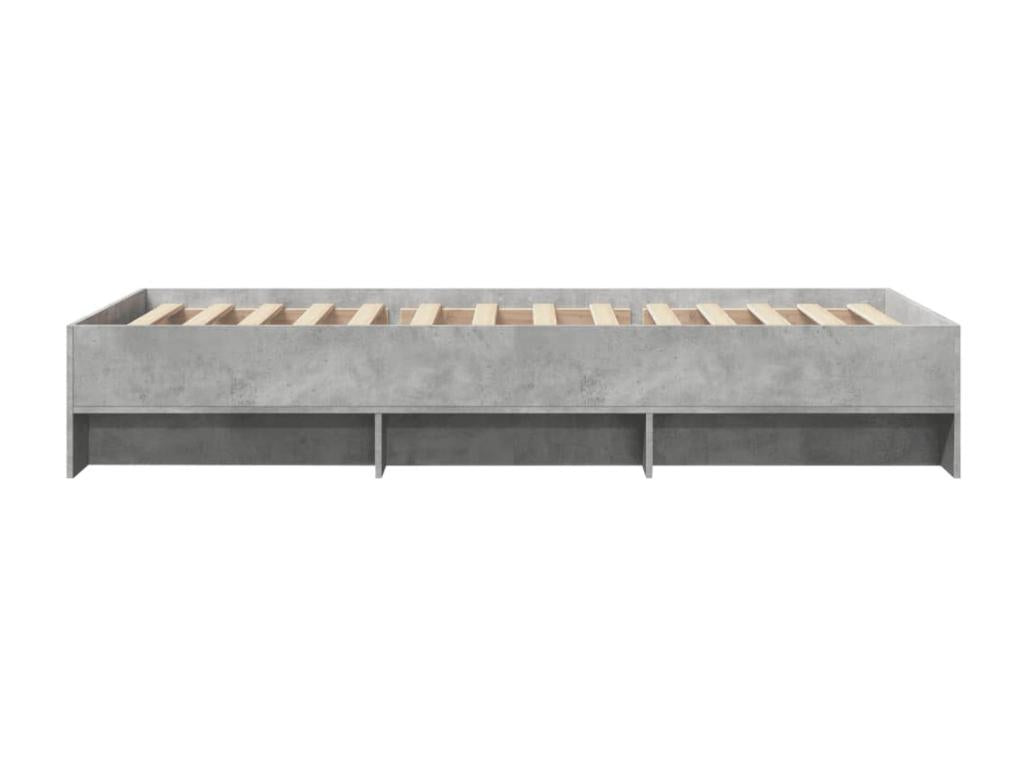Gray Engineered Wood Mattress, 75 x 190 cm