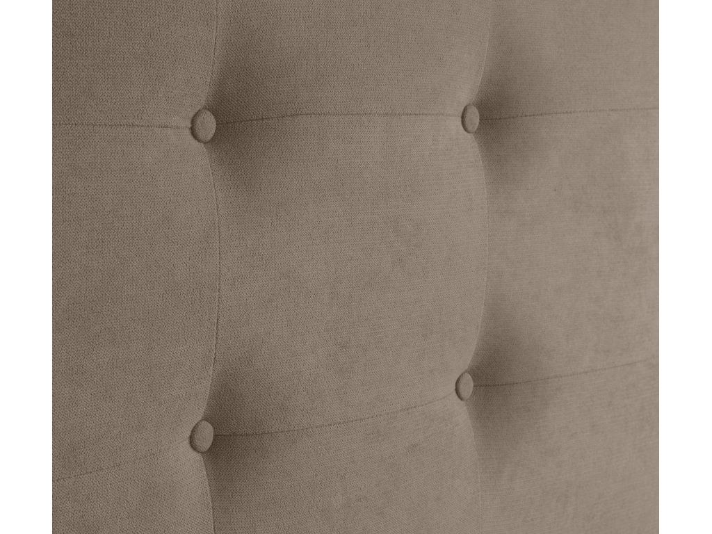 Brown Fabric Bed, 135 x 60 cm