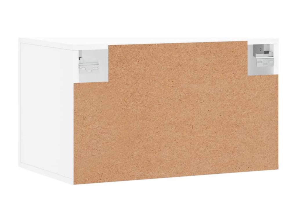 White Engineered Wood Wardrobe, 60 x 36.5 x 35 cm