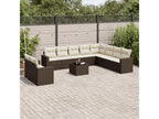 Brown Woven Resin Wicker Outdoor Furniture Set - dlz1766461598547
