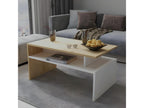 White Oak Wood Coffee Table, 90 x 50 x 43 cm