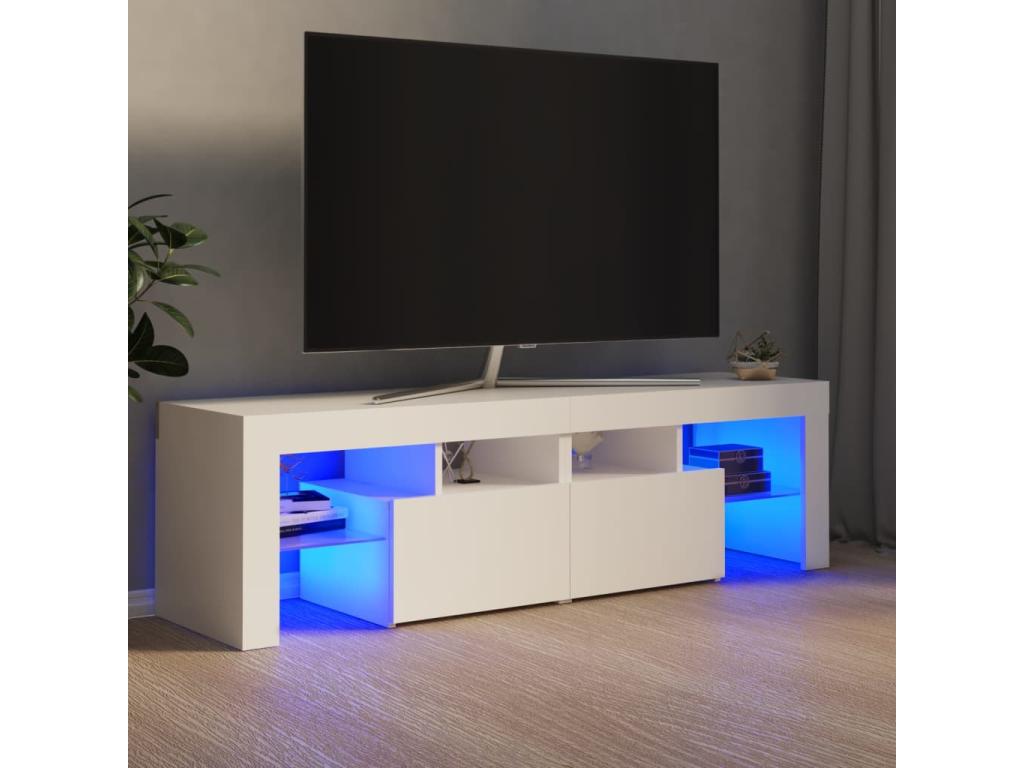 White TV Stand, 140 x 36.5 x 40 cm