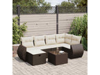 Brown Woven Resin Wicker Outdoor Furniture Set - dlz1766461361807