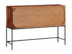 Brown Solid Wood Sideboard, 110 x 28 x 76 cm