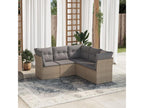 Beige Woven Resin Wicker Outdoor Furniture Set - dlz1766461444544