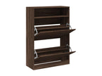Brown Oak Wood Wardrobe - dlz1766461438397