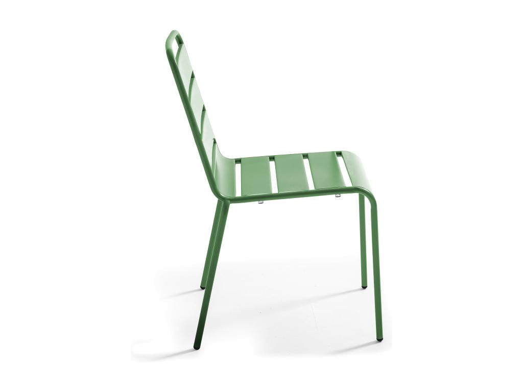 Green Metal Chair