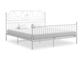 White Metal Bed, 180 x 200 cm