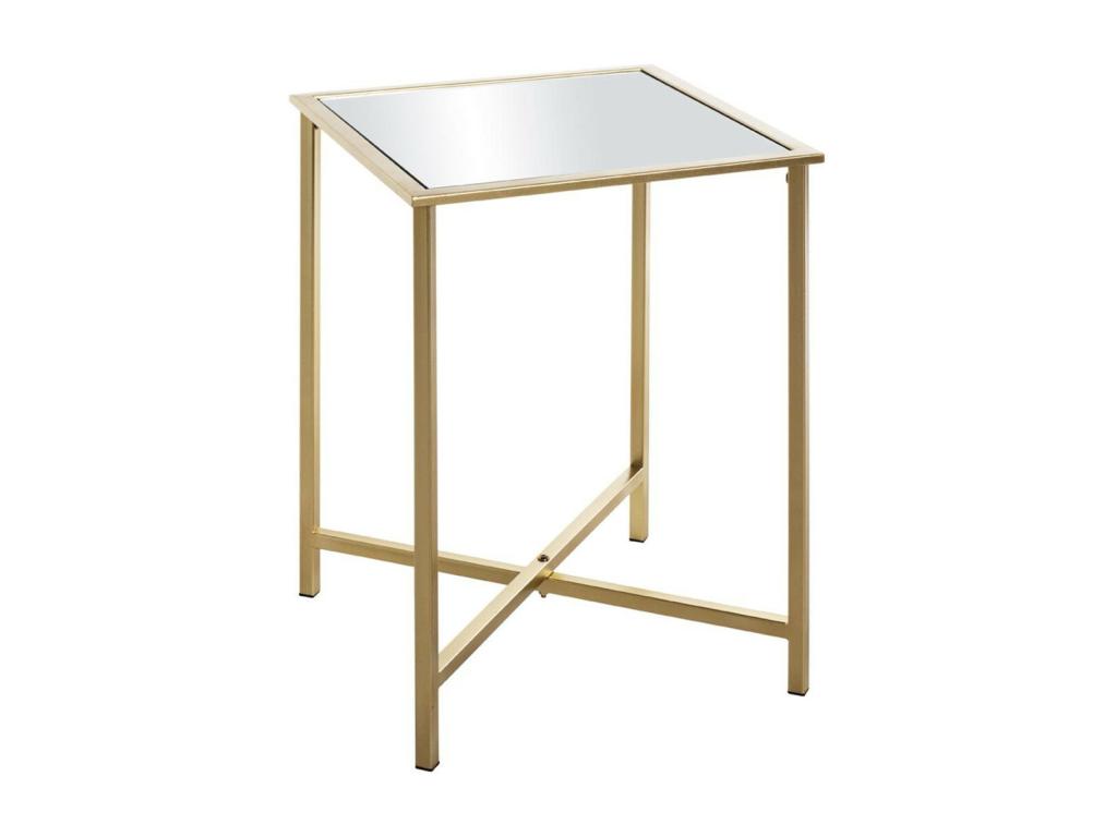 Gold Metal Side Table