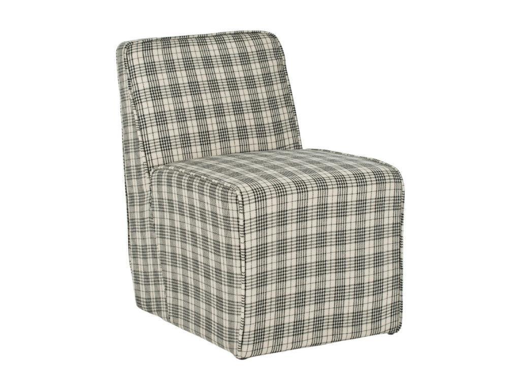 Black Ottoman, 45 x 61 x 67.56 cm