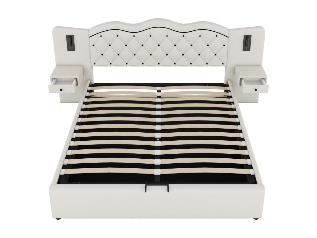 Beige Bed, 180 x 200 cm - dlz1766461875703