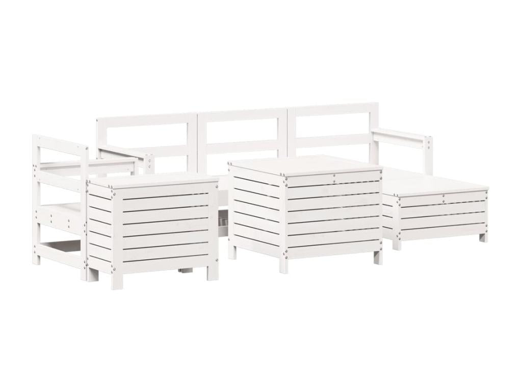 White Pine Wood Outdoor Furniture Set - dlz1766461448967