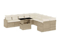 Beige Woven Resin Wicker Outdoor Furniture Set - dlz1766460972682