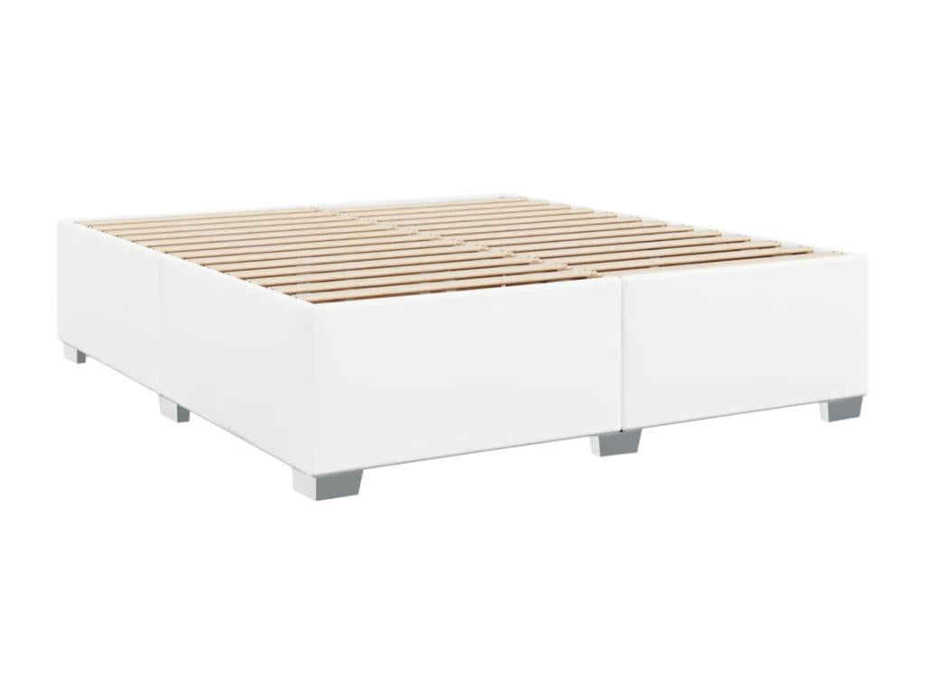 White Faux Leather Mattress, 180 x 200 cm