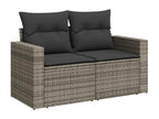 Gray Woven Resin Wicker Outdoor Furniture Set - dlz1766461630538