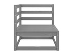 Gray Pine Wood Outdoor Furniture Set - dlz1766461693957