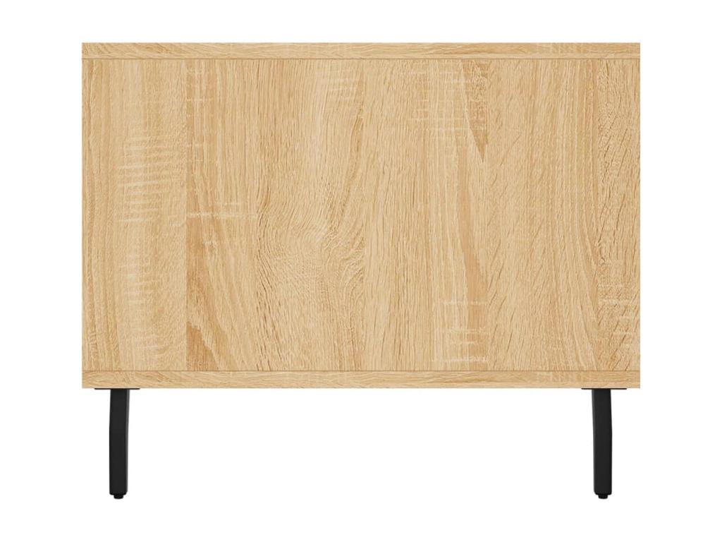 Natural Engineered Wood Coffee Table, 102 x 50 x 40 cm