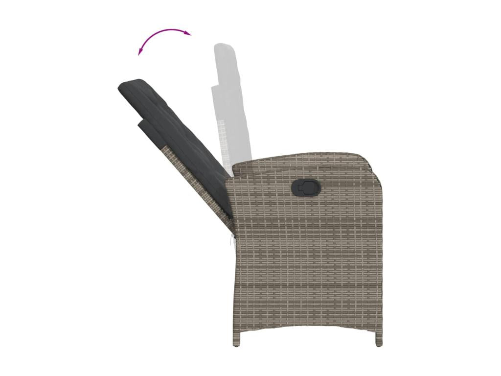 Gray Woven Resin Wicker Home Furniture