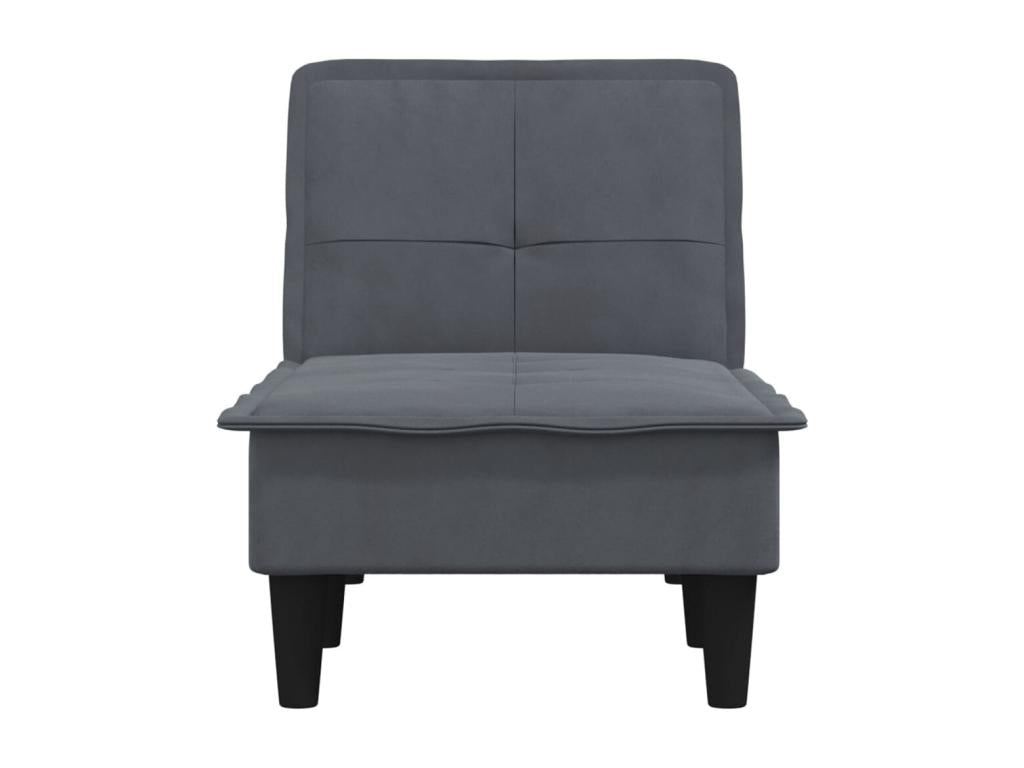 Gray Velvet Lounge Chair