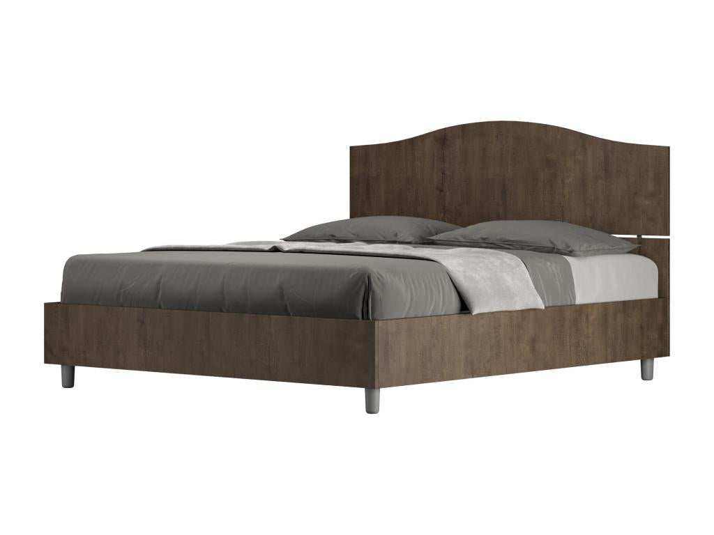 Brown Bed, 160 x 190 cm