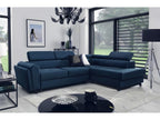 Blue Velvet Sofa Bed
