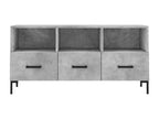 Gray Engineered Wood TV Stand, 102 x 36 x 50 cm
