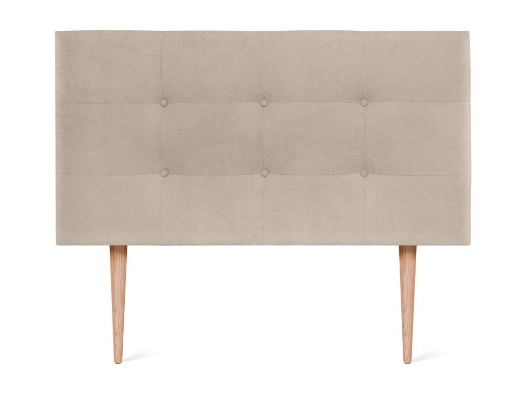 Beige Fabric Bed, 95 x 115 cm