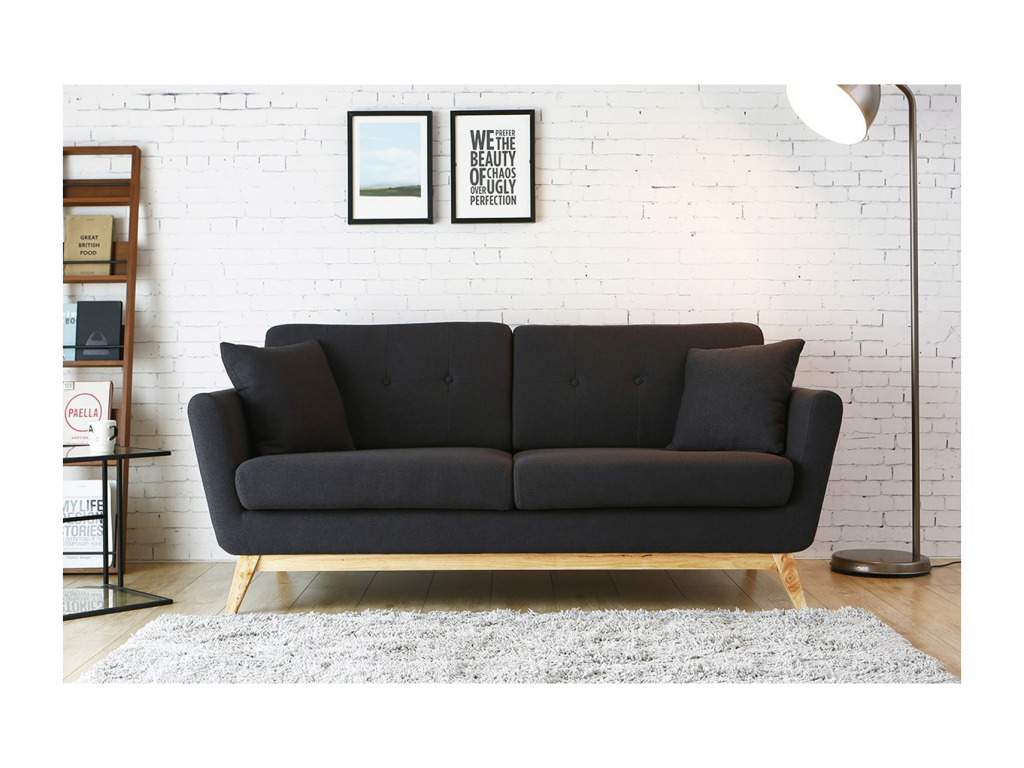 Anthracite Fabric Sofa