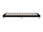 Black Engineered Wood Bed Frame, 90 x 200 cm