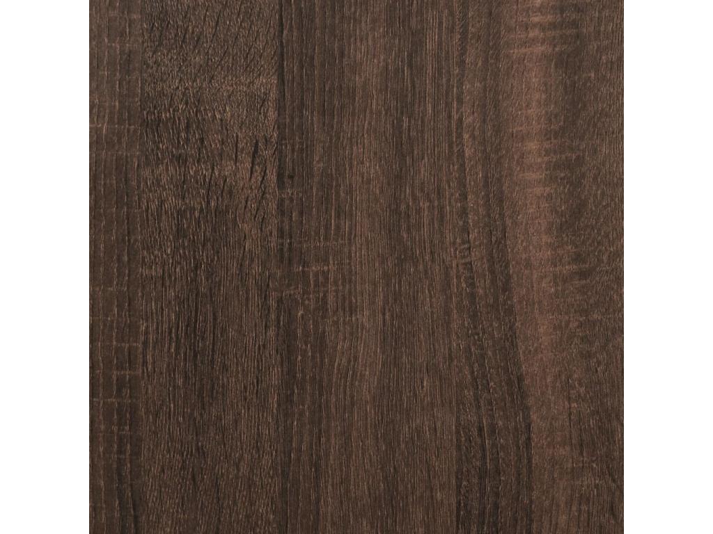 Brown Oak Wood Wardrobe - dlz1766461438397