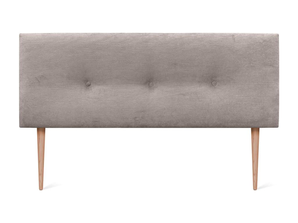 Brown Velvet Bed, 135 x 140 x 120 cm