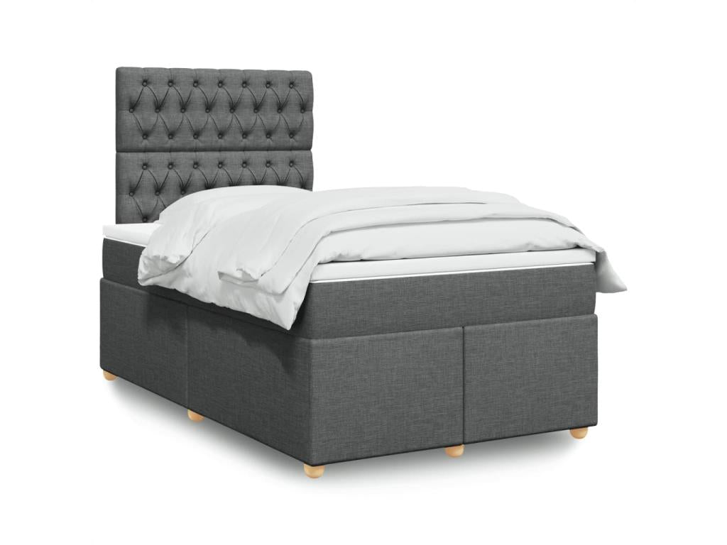 Gray Fabric Mattress, 120 x 190 cm