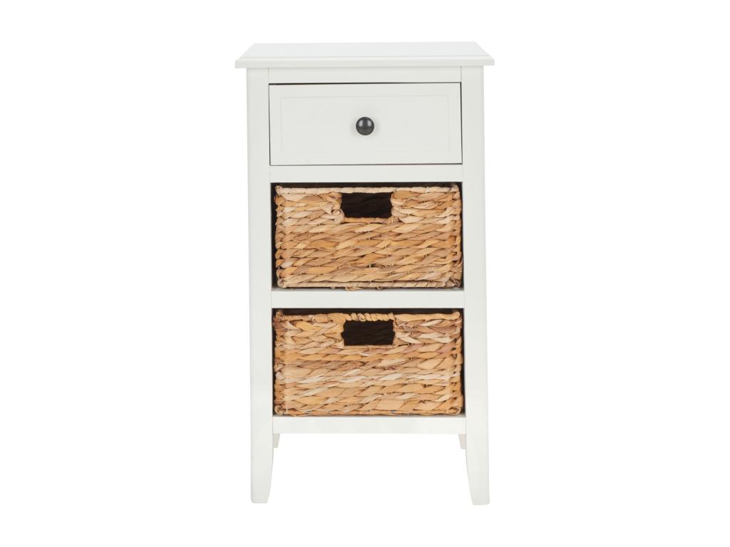 White Side Table, 30 x 38 x 70.1 cm