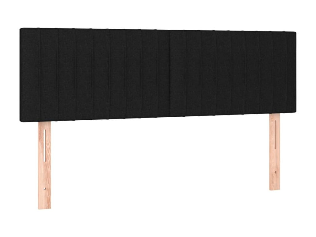 Black Fabric Mattress, 140 x 200 cm