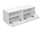 White Engineered Wood Home Furniture, 95 x 35 x 36 cm