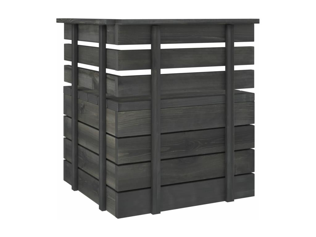 Gray Pine Wood Sofa - dlz1766461521437