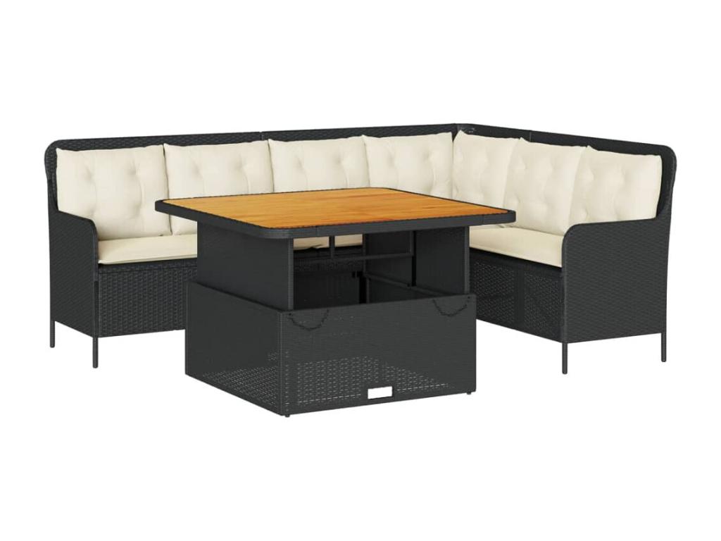 Black Woven Resin Wicker Home Furniture - dlz1766461530806