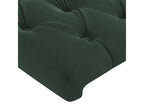 Green Velvet Bed, 80 x 7 x 78 cm