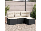 Black Woven Resin Wicker Outdoor Furniture Set - dlz1766461304319
