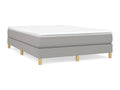 Gray Fabric Bed, 140 x 190 cm