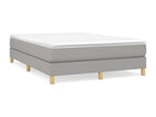 Gray Fabric Bed, 140 x 190 cm