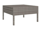 Gray Woven Resin Wicker Outdoor Furniture Set - dlz1766461831982
