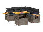 Gray Woven Resin Wicker Outdoor Furniture Set - dlz1766461792213