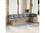 Beige Woven Resin Wicker Outdoor Furniture Set - dlz1766461861375