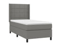 Gray Fabric Mattress, 90 x 190 cm