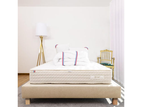 Beige Iron Mattress, 140 x 200 cm